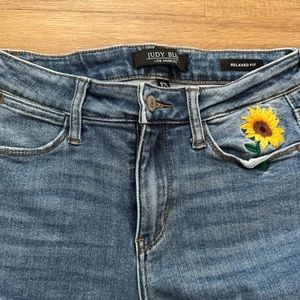 Judy Blue sunflower jeans size 1/25